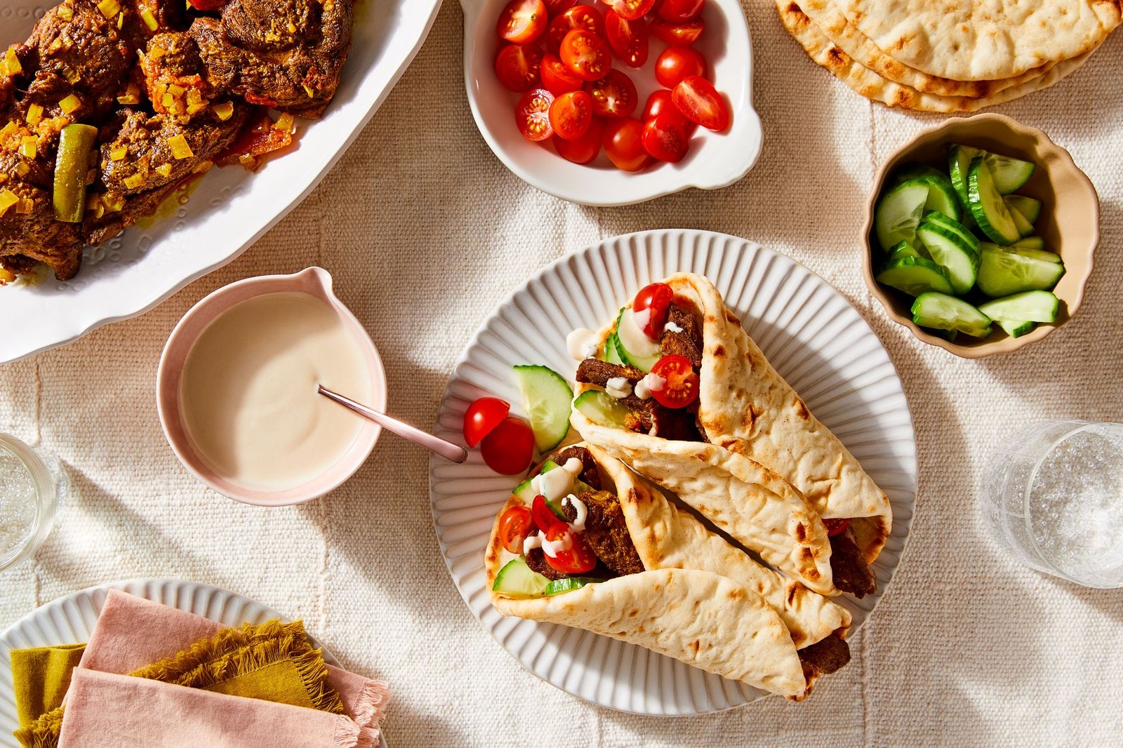 Arabic Chicken Shawarma Sandwich Recipe