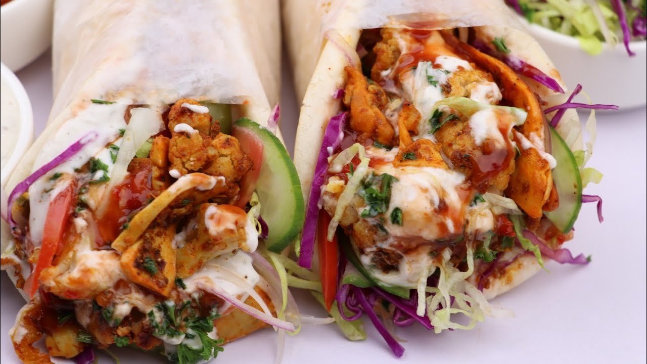 Vegetarian Shawarma Tacos